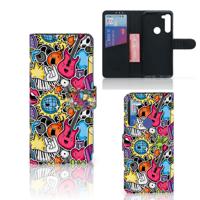 Motorola G8 Power | Wallet Case | met Pasjes | Punk Rock