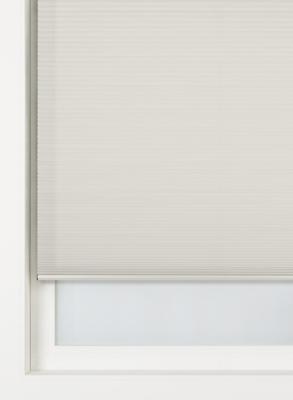 HEMA Plisse dubbel lichtdoorlatend witte achterzijde beige (beige)
