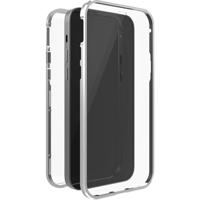 Black Rock 360° Glass Backcover Apple iPhone 12 Pro Max Zilver, Transparant