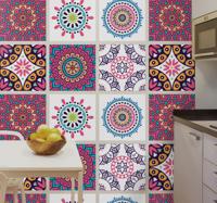 Tegelstickers keuken veelkleurige mandala