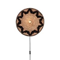 Wandlamp Andros - Naturel/Zwart - Ø45cm