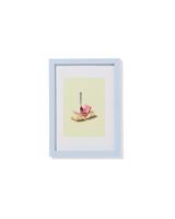 HEMA Fotolijst 10x15cm hout dun (lichtblauw)