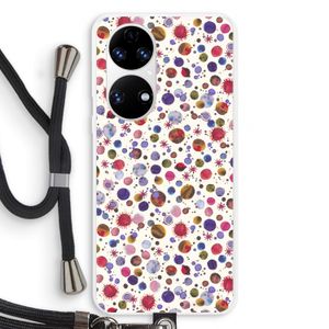 Planets Space: Huawei P50 Transparant Hoesje met koord