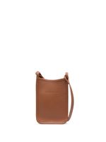 Longchamp mini sac Le Foulonné en cuir - Marron - thumbnail