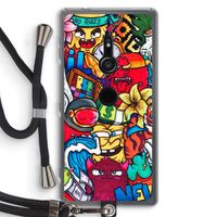 No Rules: Sony Xperia XZ2 Transparant Hoesje met koord
