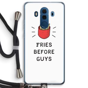 Fries before guys: Huawei Mate 10 Pro Transparant Hoesje met koord