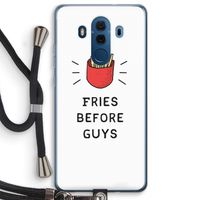 Fries before guys: Huawei Mate 10 Pro Transparant Hoesje met koord