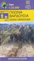 Wandelkaart 2.31 Giona - Vardousia | Anavasi