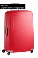 Samsonite S&apos;cure Spinner 75cm CRIMSON RED