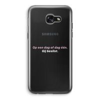 gij beslist: Samsung Galaxy A5 (2017) Transparant Hoesje