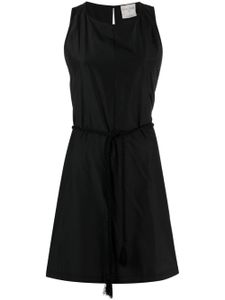 Forte Forte robe courte à taille ceinturée - Noir