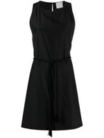 Forte Forte robe courte à taille ceinturée - Noir