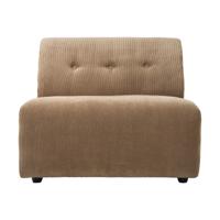 HKliving Vint bank middle Corduroy Rib Brown