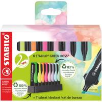 Markeerstift stabilo green boss bureauset 6070/8 | 5 stuks