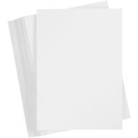 Creativ Company Gekleurd karton, a4, vel 210x297 mm, 250 gr, wit, 100 vel/ 1 doos