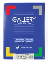 Gallery witte etiketten ft 38,1 x 21,2 mm (b x h), ronde hoeken, doos van 6.500 etiketten - thumbnail
