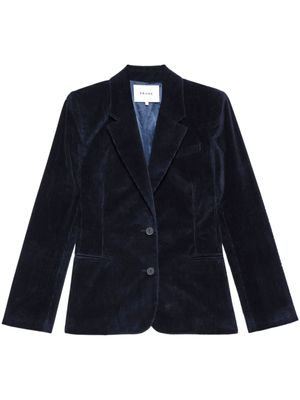 FRAME Ribfluwelen blazer - Blauw