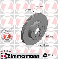 Remschijf Coat Z 400647220