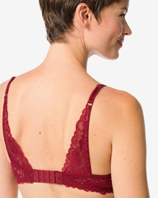 HEMA Push-up bh met beugel donkerrood (donkerrood)