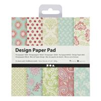Creativ Company Design Papierblok Mint Groen/Paars, 50 Vellen