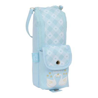 Schoolpennenzak Glow Lab Cisnes Licht Blauw 6 x 21 x 6 cm