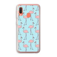 Anything Flamingoes: Samsung Galaxy A20e Transparant Hoesje