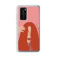 Woke up like this: Huawei P40 Transparant Hoesje