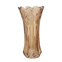 Bloemenvaas Delight - boeket vaas - glas - lichtbruin - 11 x 20 cm