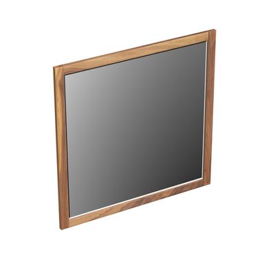 Spiegel Forzalaqua Gela 80x2x80 cm Vierkant Noten Pure Walnut Forzalaqua