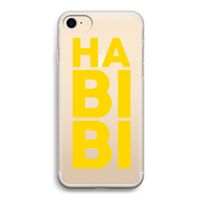 Habibi Blue: iPhone 7 Transparant Hoesje