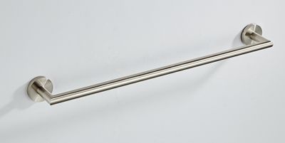 Handdoek houder SaniClear Inox | Wandmontage | Messing | Rond | RVS look
