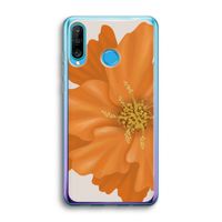 Orange Ellila flower: Huawei P30 Lite Transparant Hoesje