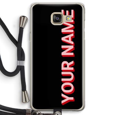 Namecase: Samsung Galaxy A5 (2016) Transparant Hoesje met koord