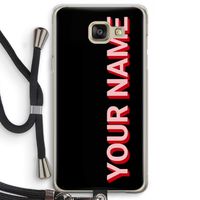 Namecase: Samsung Galaxy A5 (2016) Transparant Hoesje met koord