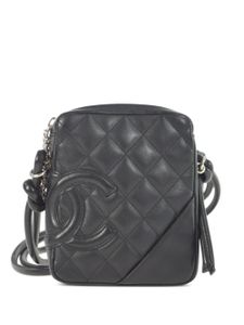 CHANEL Pre-Owned sac à bandoulière Cambon ligne (2003) - Noir