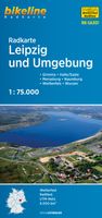 Fietskaart SAX01 Bikeline Radkarte Leipzig und Umgebung | Esterbauer - thumbnail