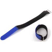 Adam Hall VR2530BLU kabelbinder klittenband 300 x 25 mm blauw