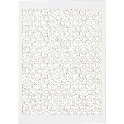 Creativ Company Patroonkarton, vel 10,5x15 cm, 200 gr, wit, 10 stuk/ 1 doos