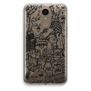 Vexx Black Mixtape: LG K10 (2017) Transparant Hoesje