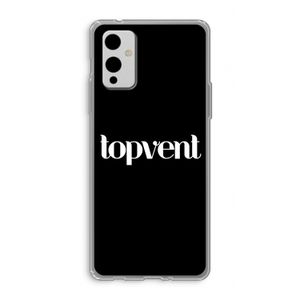 Topvent Zwart: OnePlus 9 Transparant Hoesje