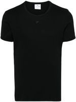 Courrèges t-shirt à logo appliqué - Noir