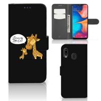 Samsung Galaxy A30 Leuk Hoesje Giraffe