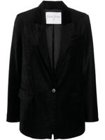 Forte Forte blazer Mannish à simple boutonnage - Noir