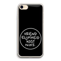 Vriendelijkheid: iPhone 7 Transparant Hoesje