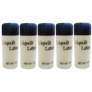 5x Vloeibare latex schmink/make-up 28 ml