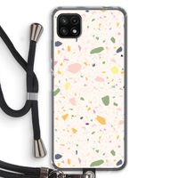 Terrazzo N°21: Samsung Galaxy A22 5G Transparant Hoesje met koord Terrazzo N°21: Samsung Galaxy A22 5G Transparant Hoesje met koord