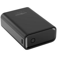 Ansmann 20000 mAh PB222PD sw Powerbank 20 Ah USB PD 3.0, Quick Charge 2.0 LiPo Zwart Met laadregelaar, Gelijktijdig laden en ontladen, Statusweergave