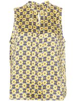 LIU JO blouse à motif géométrique - Jaune