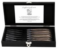 Laguiole Style de Vie Steakvorken Luxury Line Olijfhout - 6 stuks - thumbnail