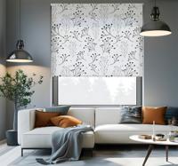 Minimalistische bloemen Moderne raambekleding